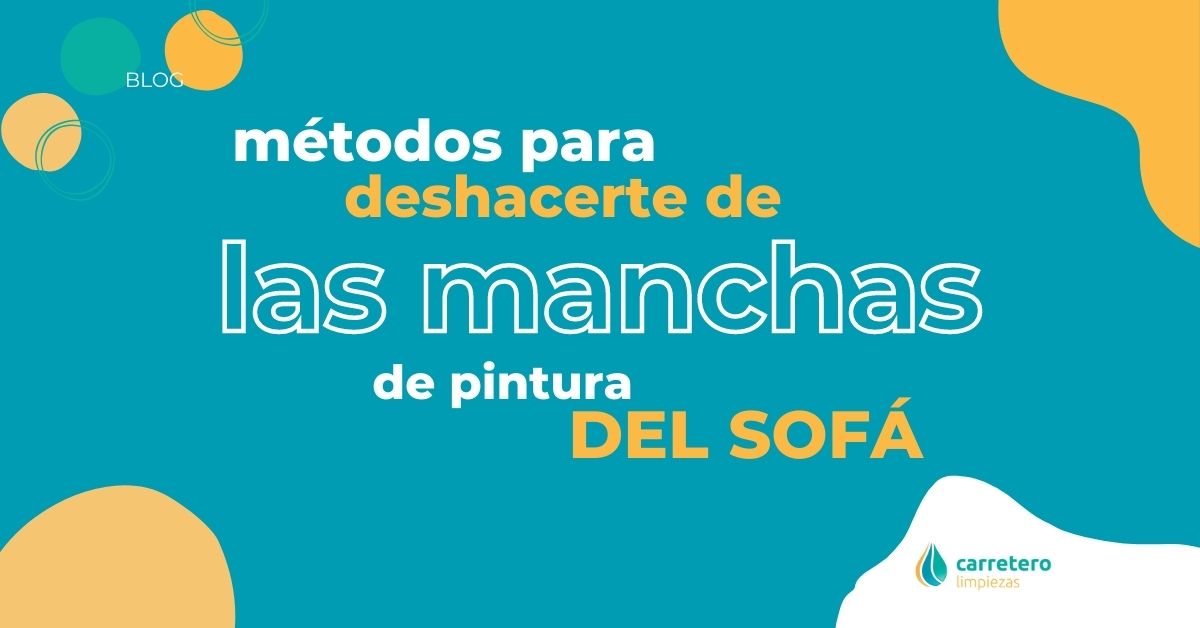 Métodos para deshacerte de las manchas de pintura del sofá - Carretero